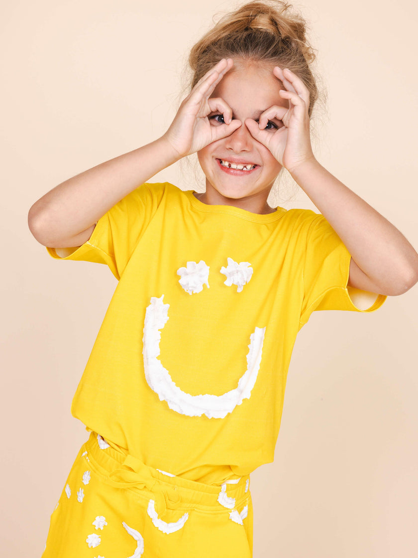 Smiles Yellow T-Shirt Kids