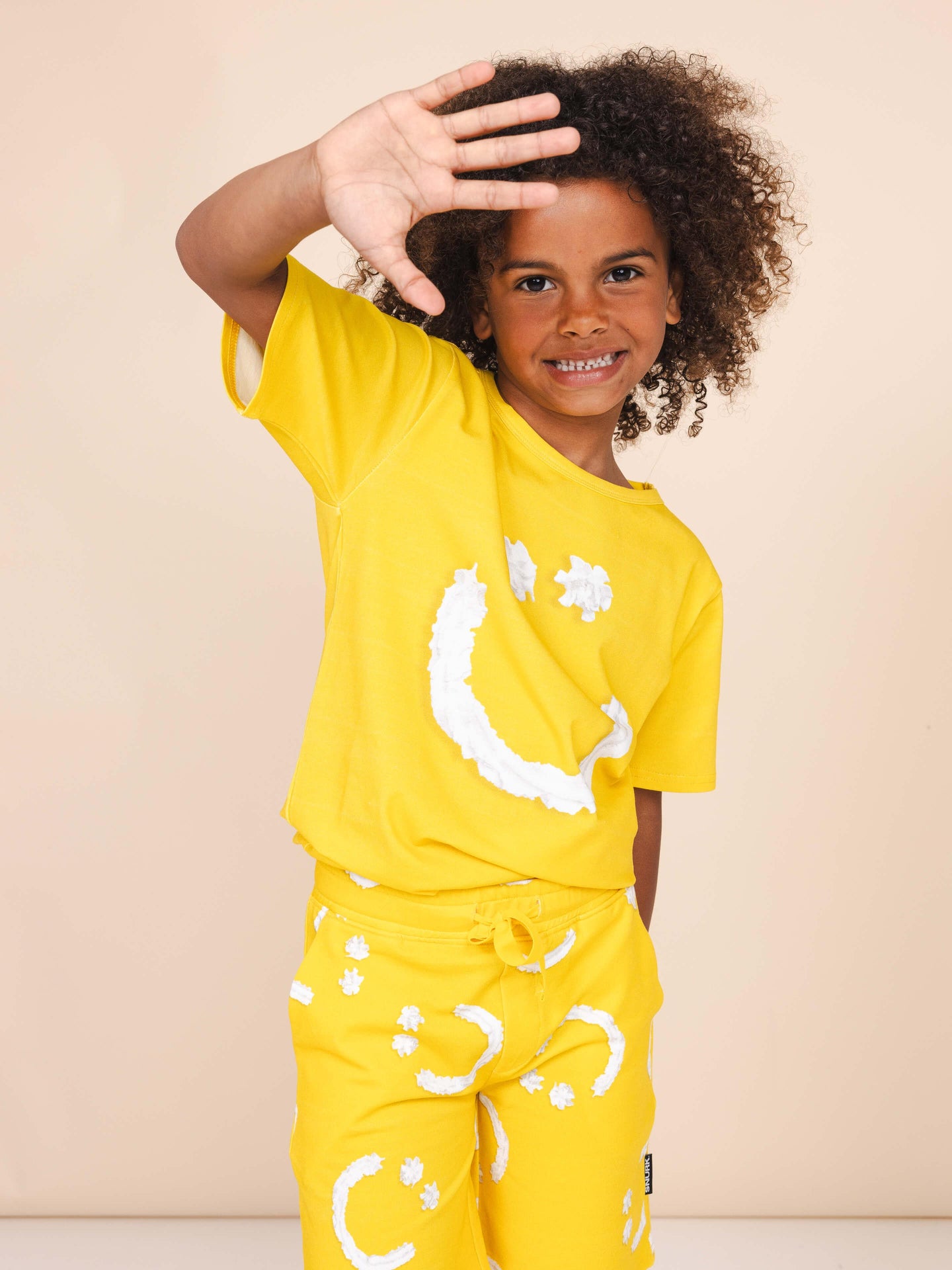 Smiles Yellow T-shirt Kinderen - SNURK