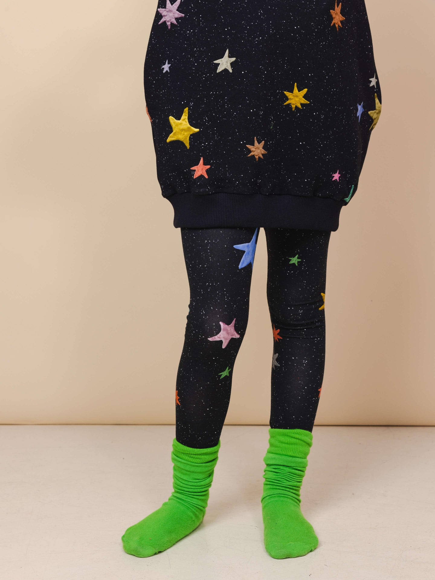 Starry Night Trui jurk en Legging set Kinderen - SNURK