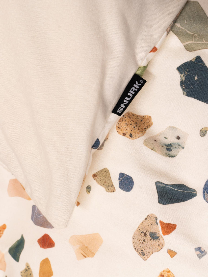 Terrazzo dekbedovertrek flanel