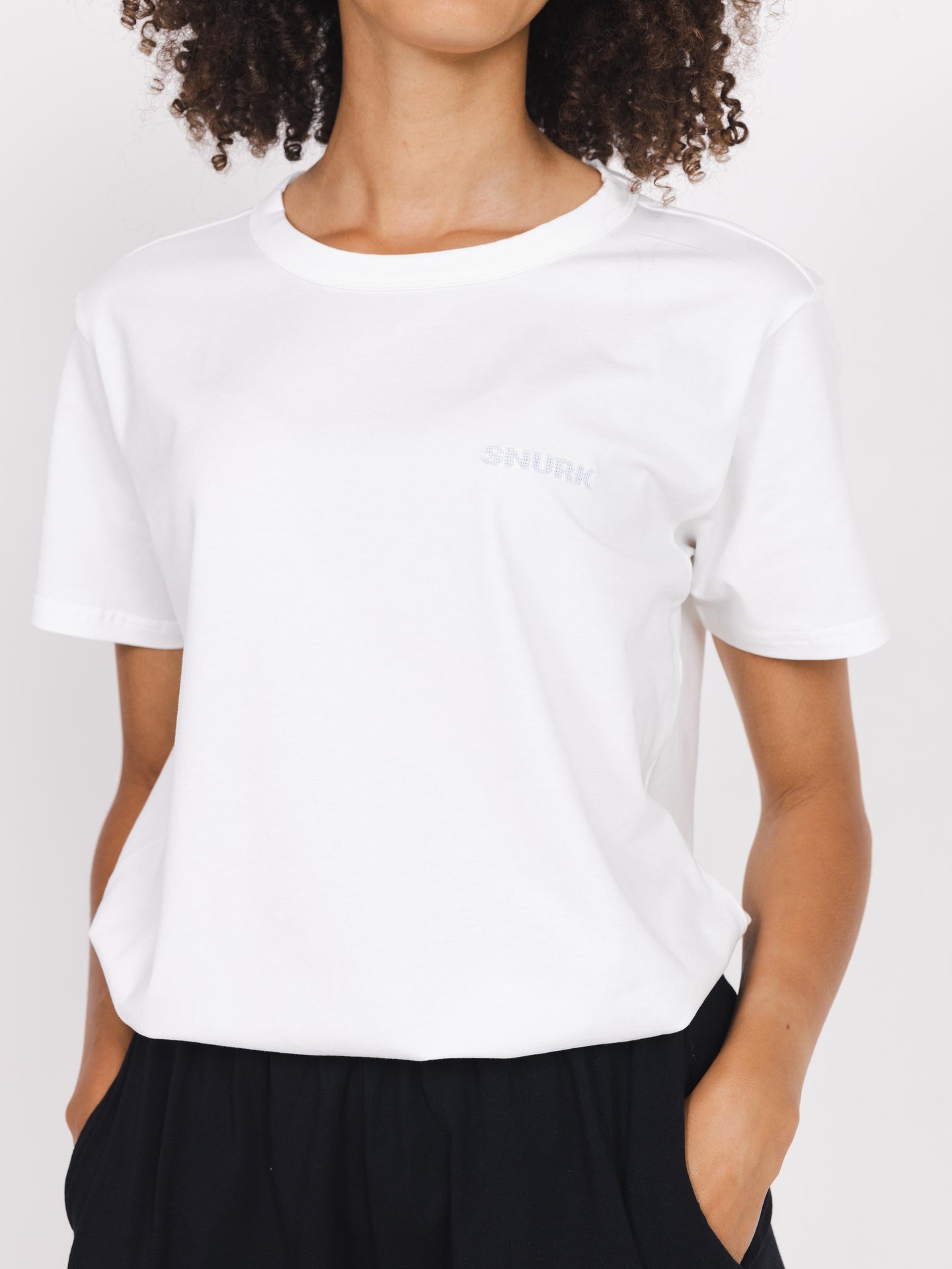 White T-shirt Unisex - SNURK